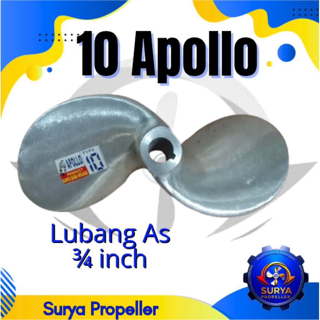 Kipas Kapal 10Pk Baling-baling Perahu Harian Nelayan