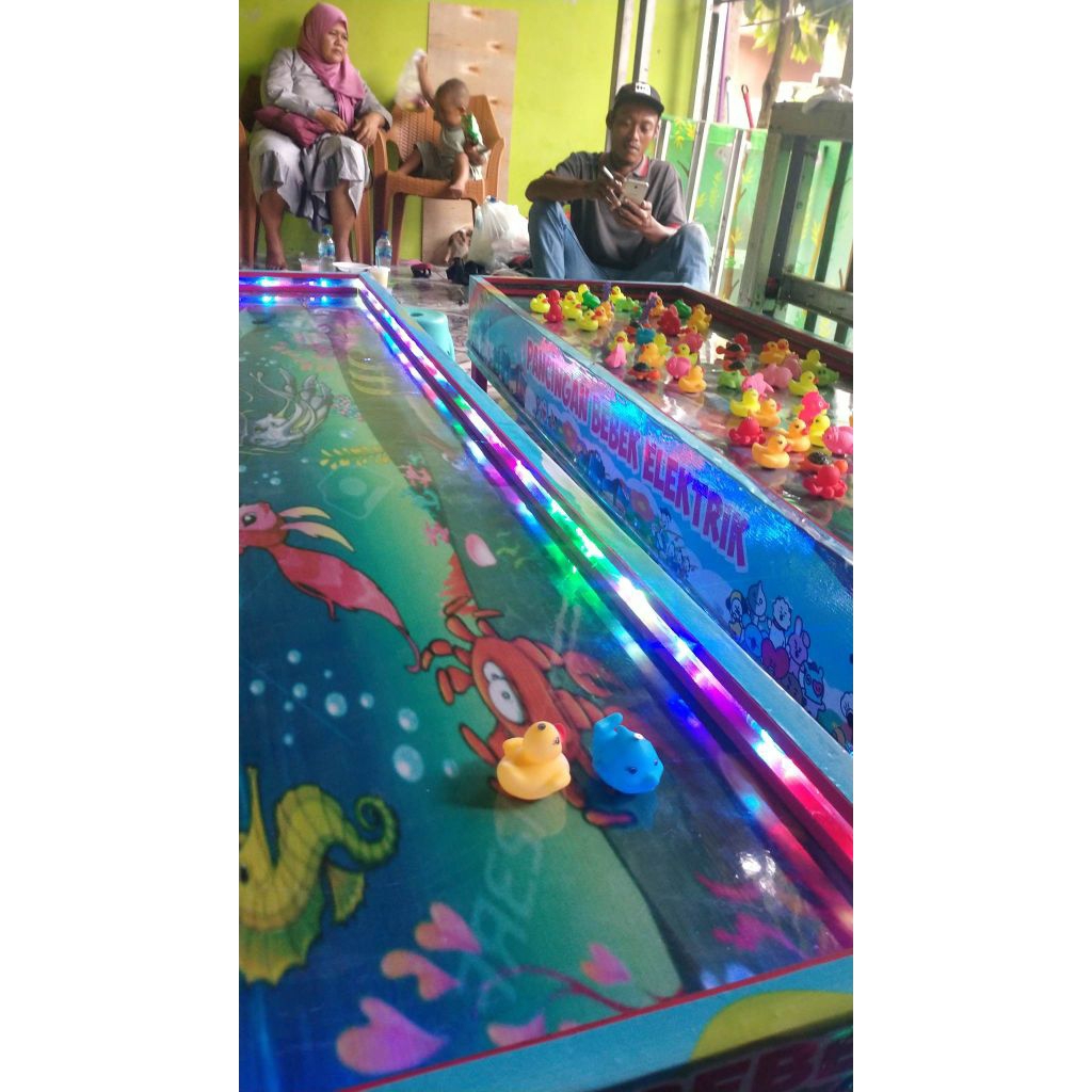 pancingan bebek elektrik dua putaran