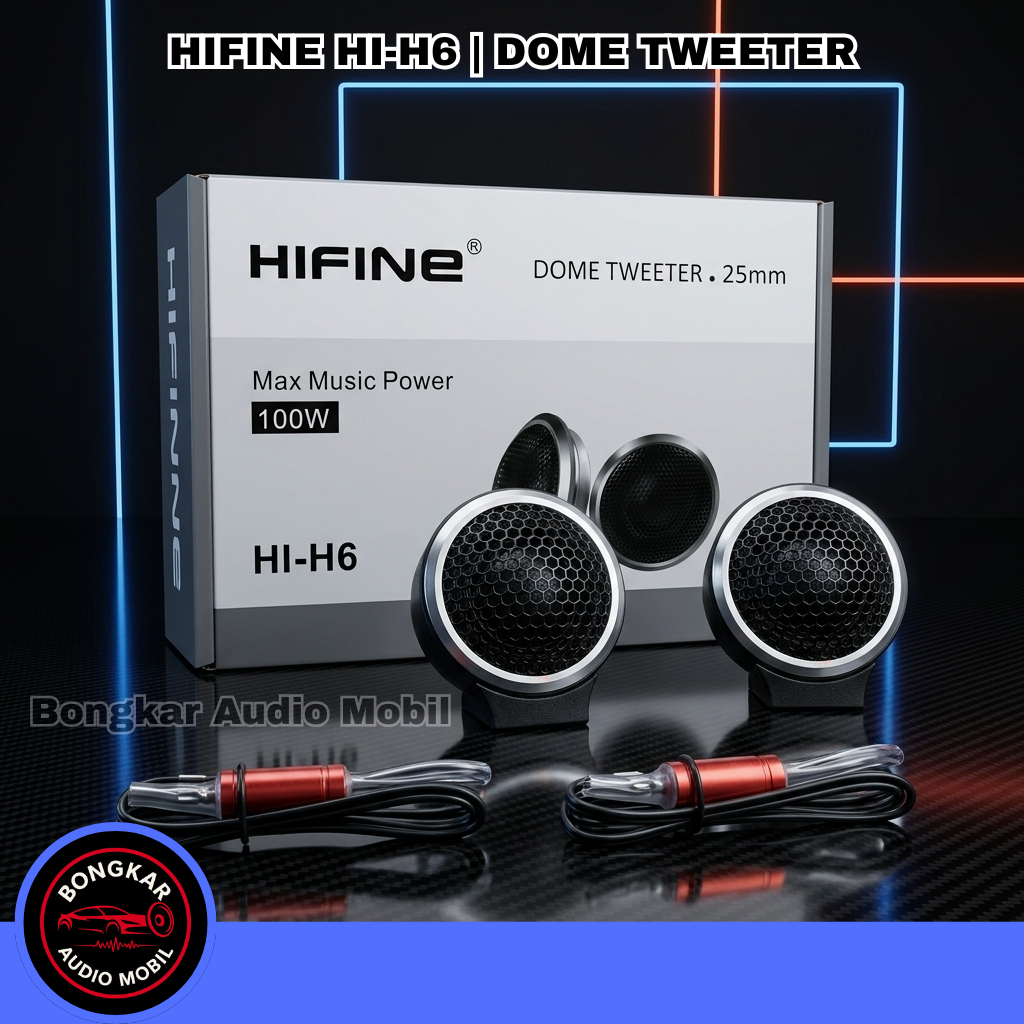 DOME TWEETER MOBIL HIFINE HI-H6 / TWEETER DOME HIFINE HI-H6