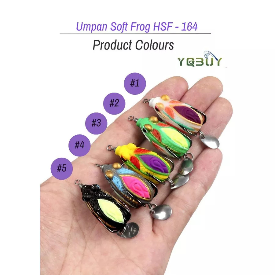 UMPAN PANCING LURE CASTING GABUS SOFT FROG MINI 3CM | 3.6GR HSF 164