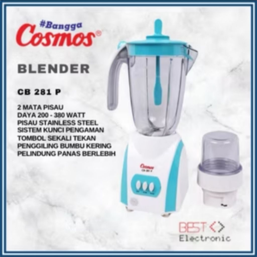 Blender Cosmos CB281P / CB-281P / CB 281P / CB 281 Plastik 2 Liter