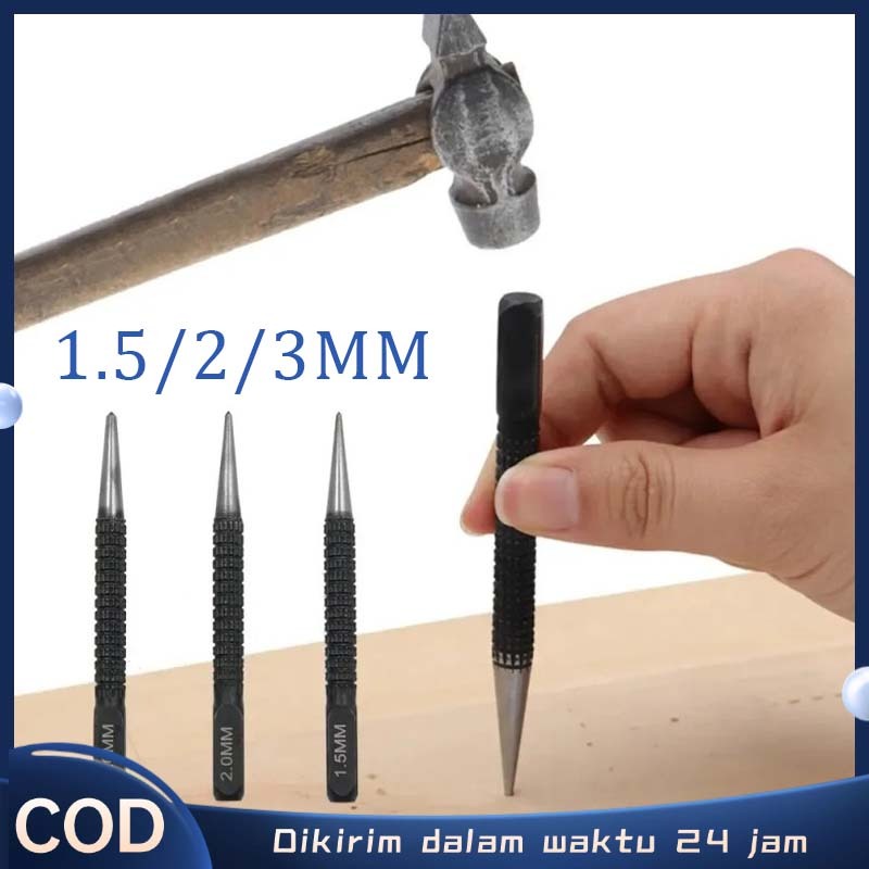 3pcs Penanda Titik Bor Penanda Mata Bor Penanda Lubang Bor Titik Bor