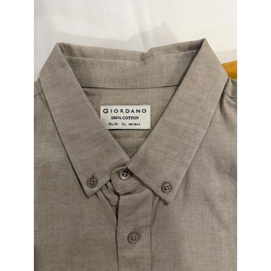 [preloved] giordano men slim shirt