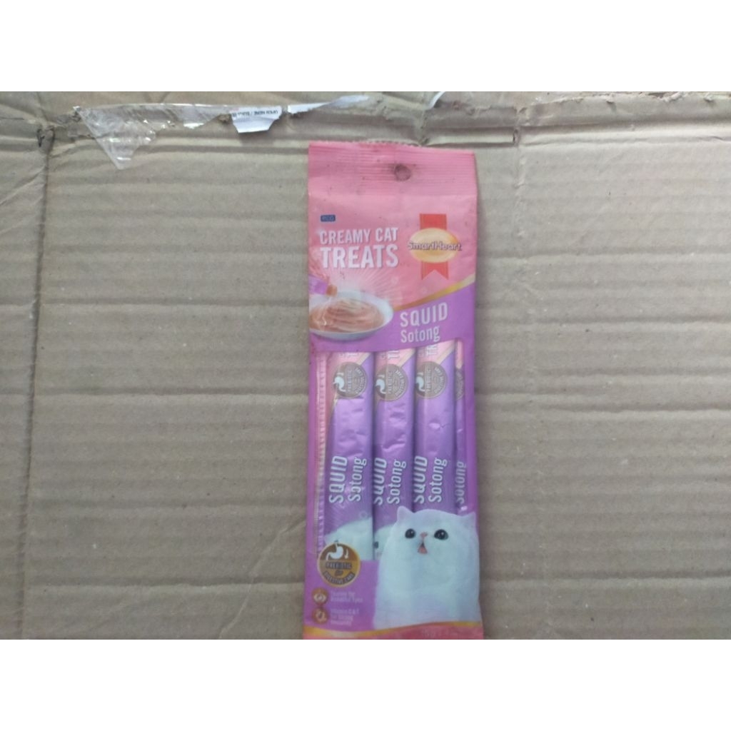 ShmartHeart Creamy Cat Threats 4 Sticks 60hr REJECT KEMASAN