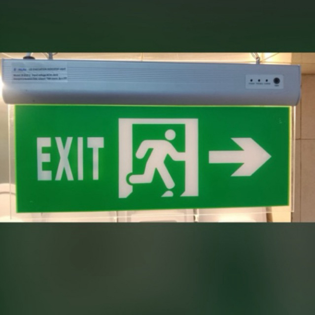 Lampu exit emergency led darurat Acrylic EXIT DARURAT