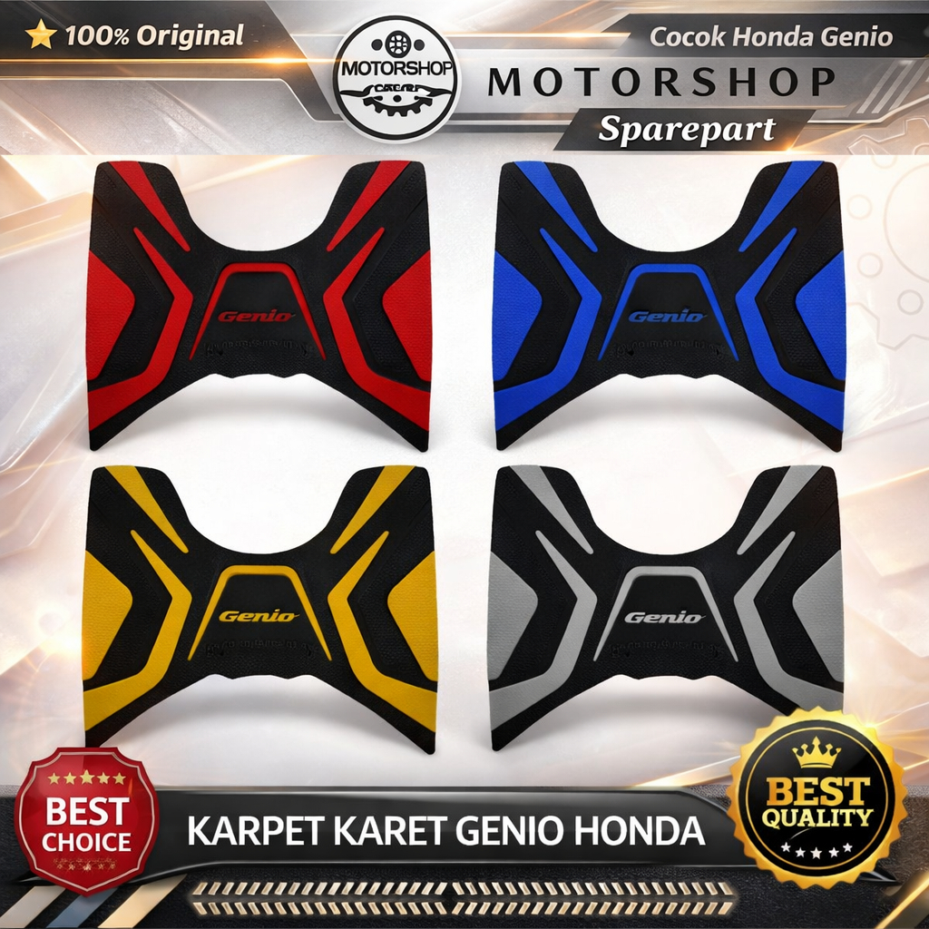Karpet motor genio / pijakan kaki motor HONDA GENIO
