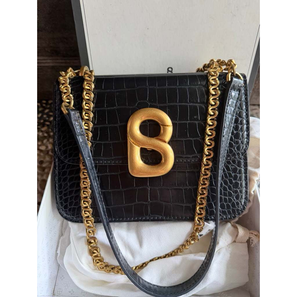 Preloved audrey chain small bag Buttonscarves - espresso