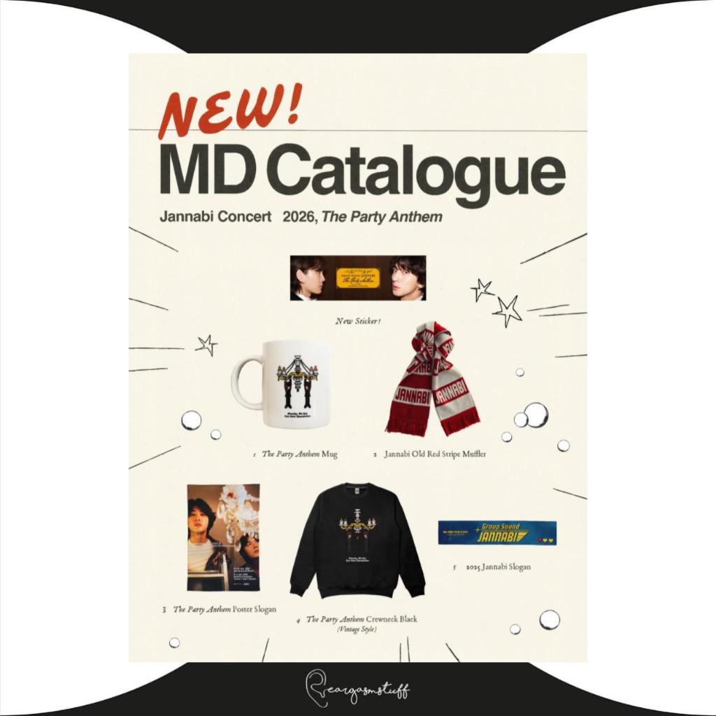 JANNABI THE PART ANTHEM / GROUP SOUND JANNABI FANTASTIC OLD FASHIONED OFFICIAL MD / MERCHANDISE