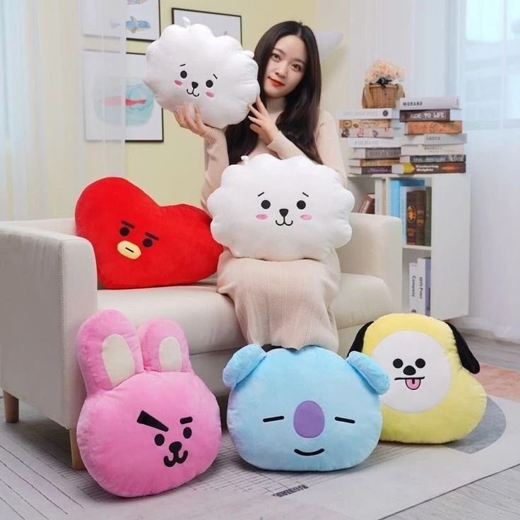 Boneka Bantal Korea Kpop Terbaru Lucu dan Imut ukuran 40 cm / Bantal Kpop / Bantal Korea