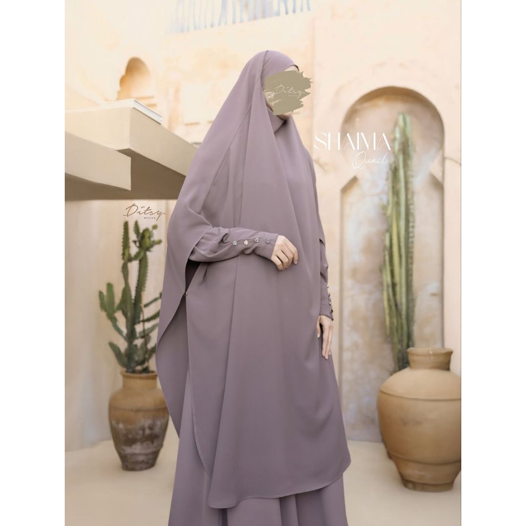 Shaima French Khimar Reg by Ditsy Moslem