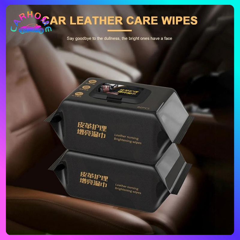 CARHOME 2PCS Dashboard Renovation Wipes Car Interior Cleaning Tisu Pembersih Interior Mobil Multifun