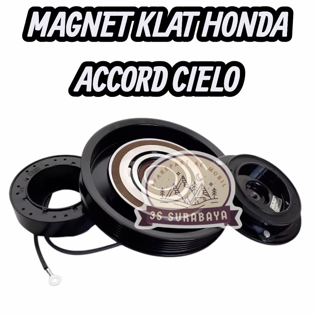 Magnet Magnit Clutch Clat Klat Pulley Pully Puly Puli Compressor Compresor Kompressor Kompresor AC M