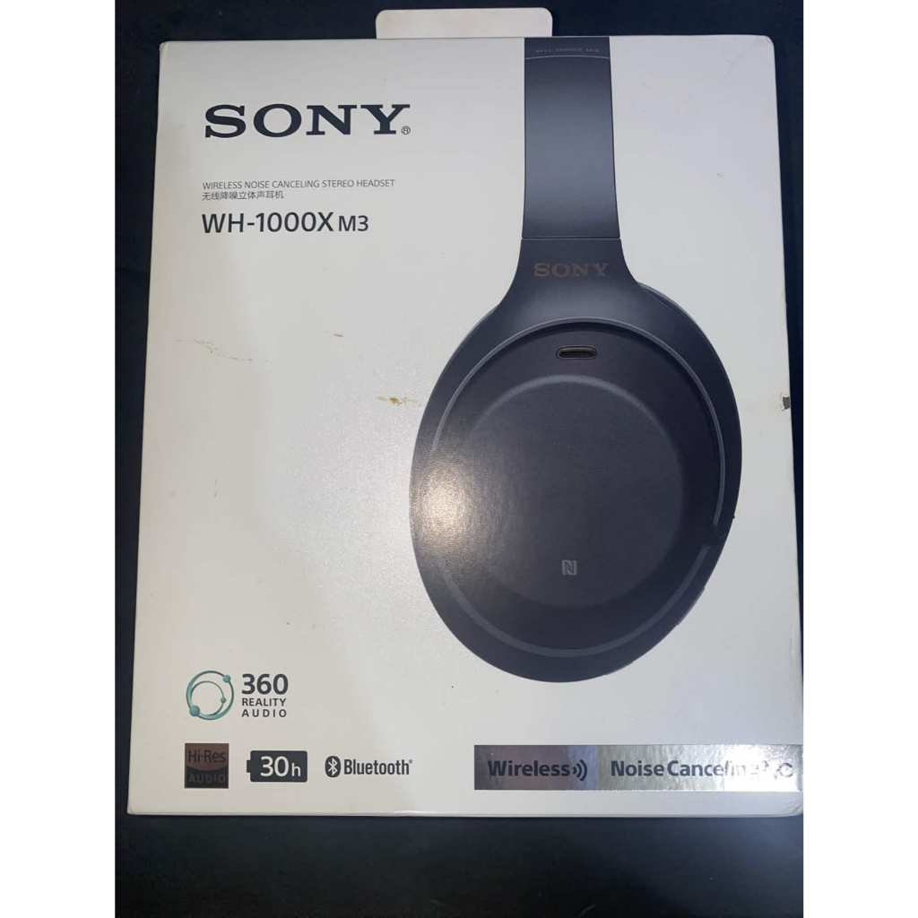 Sony WH-1000XM3 Headset Wireless Noise Cancelling Hitam Preloved