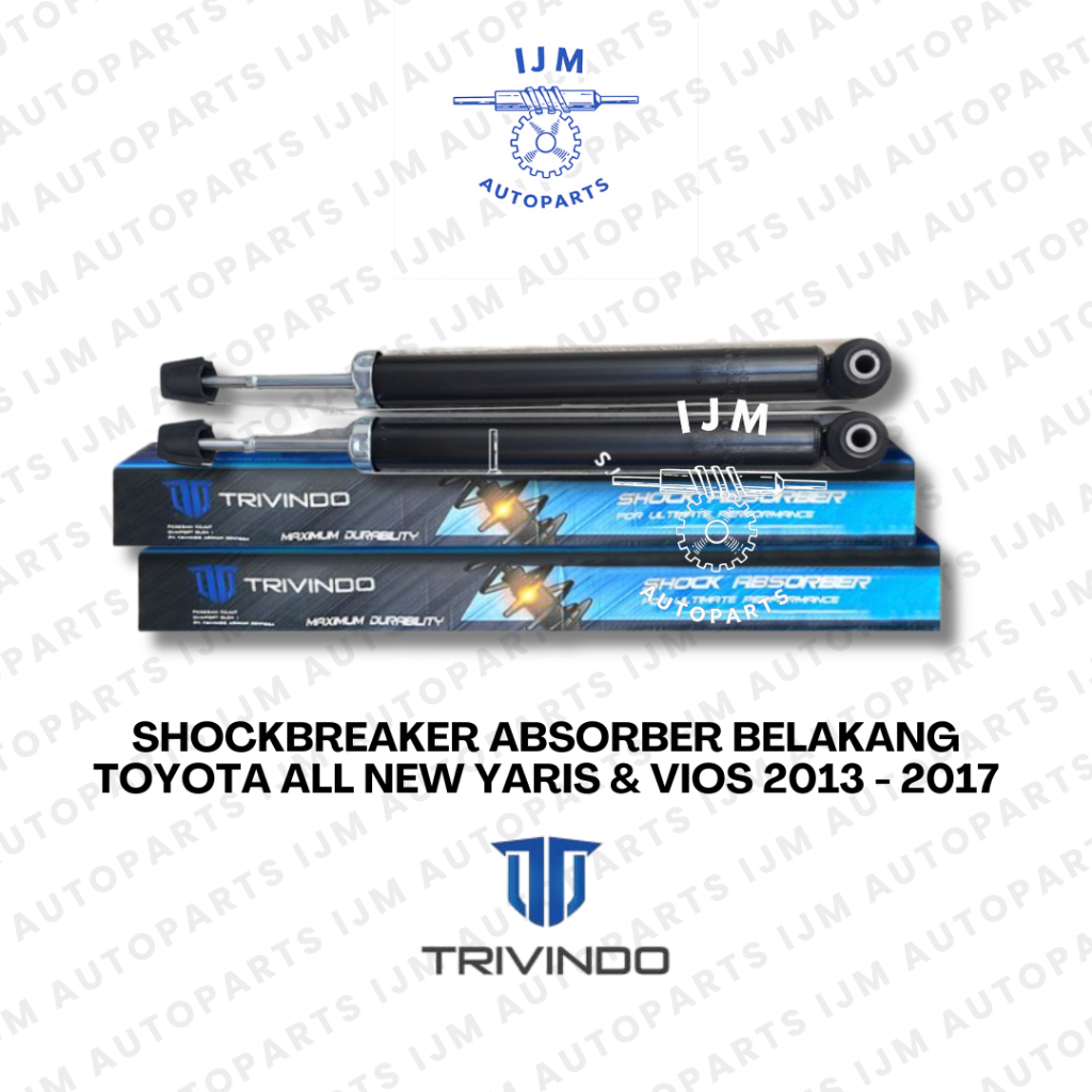 Shockbreaker Absorber Belakang Toyota All New Yaris & Vios 2013 - 2017 Trivindo