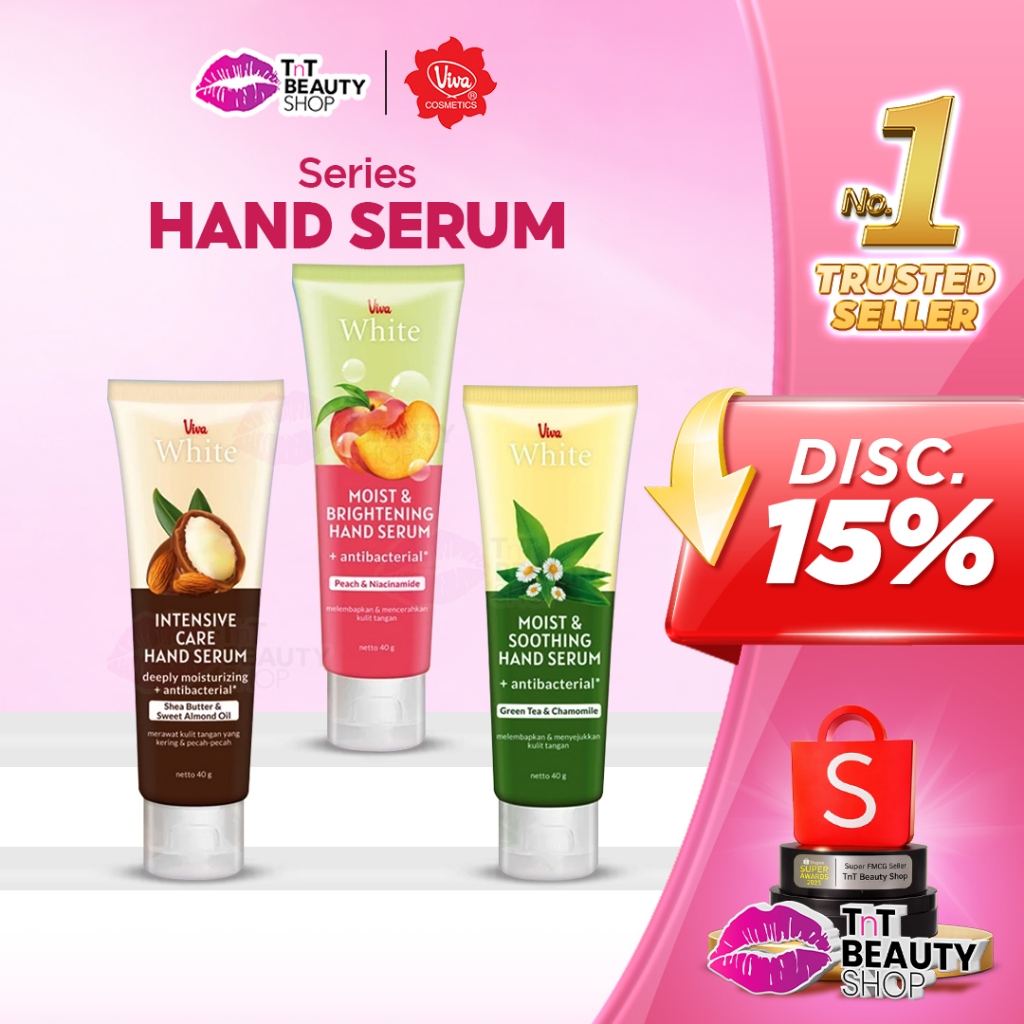 Viva White Hand Serum 40gr | Intensive Care - Moist & Soothing - Moist & Brightening | TnT Beauty Sh
