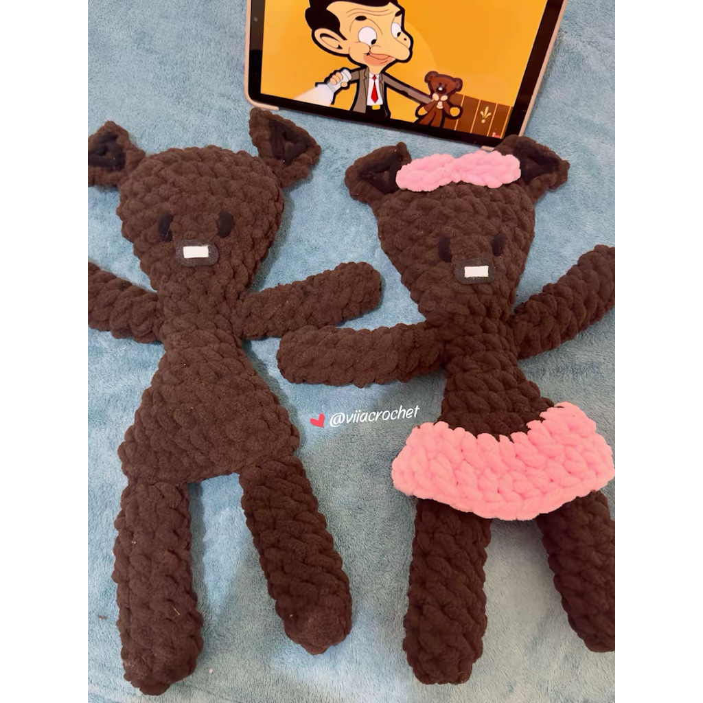 (viiacrochet) Boneka mr.bean crochet