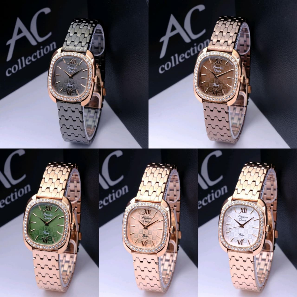 JAM TANGAN WANITA ALEXANDRE CHRISTIE AC 2824 AC2824 / AC 2B33 AC2B33 ROSEGOLD ORIGINAL MURAH