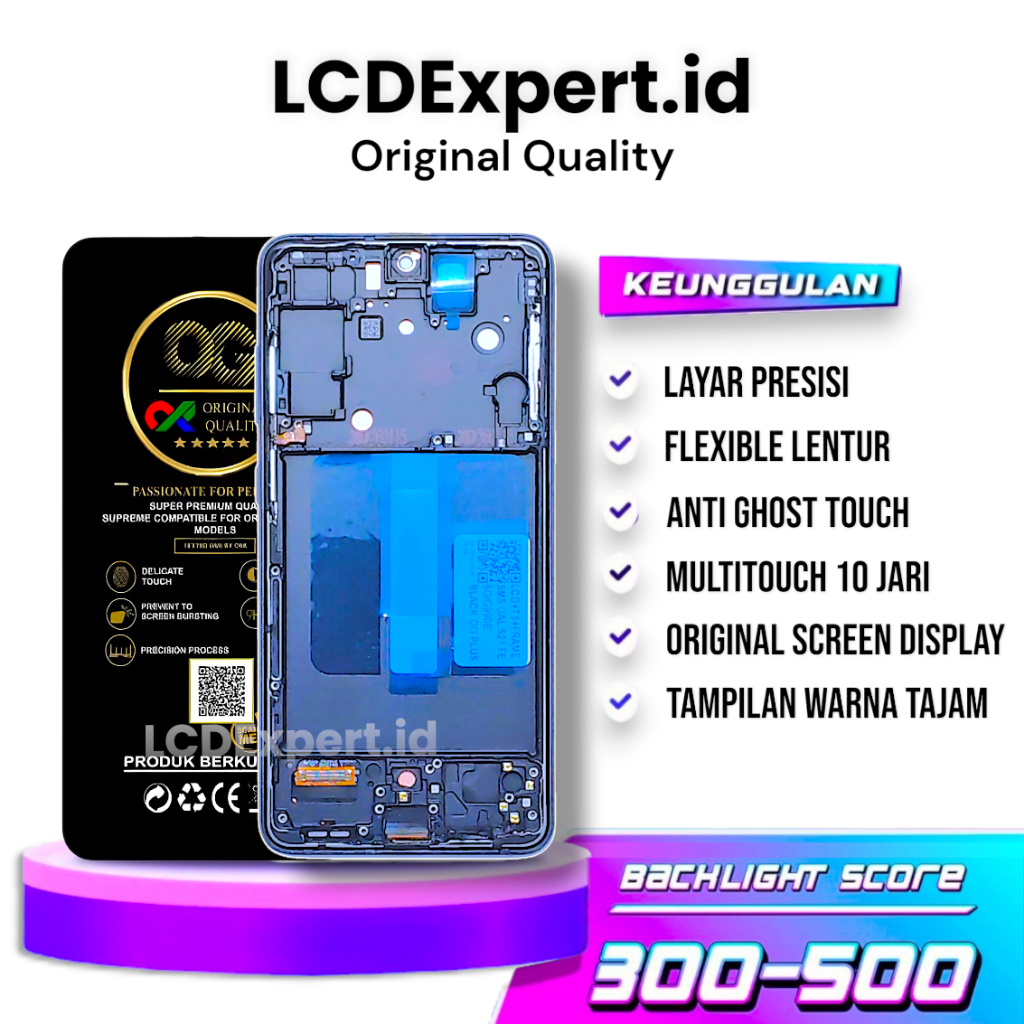 LCD SAMSUNG G990+FRAME (GALAXY S21 FE 5G) ORIGINAL