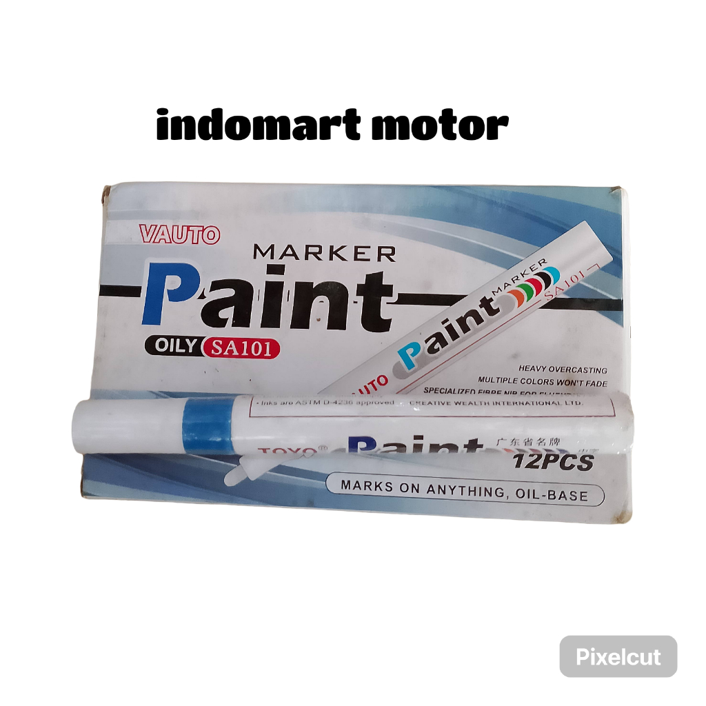 CAT MOTOR VAUTO MARKER PAINT 1 KOTAK ISI 12 PCS