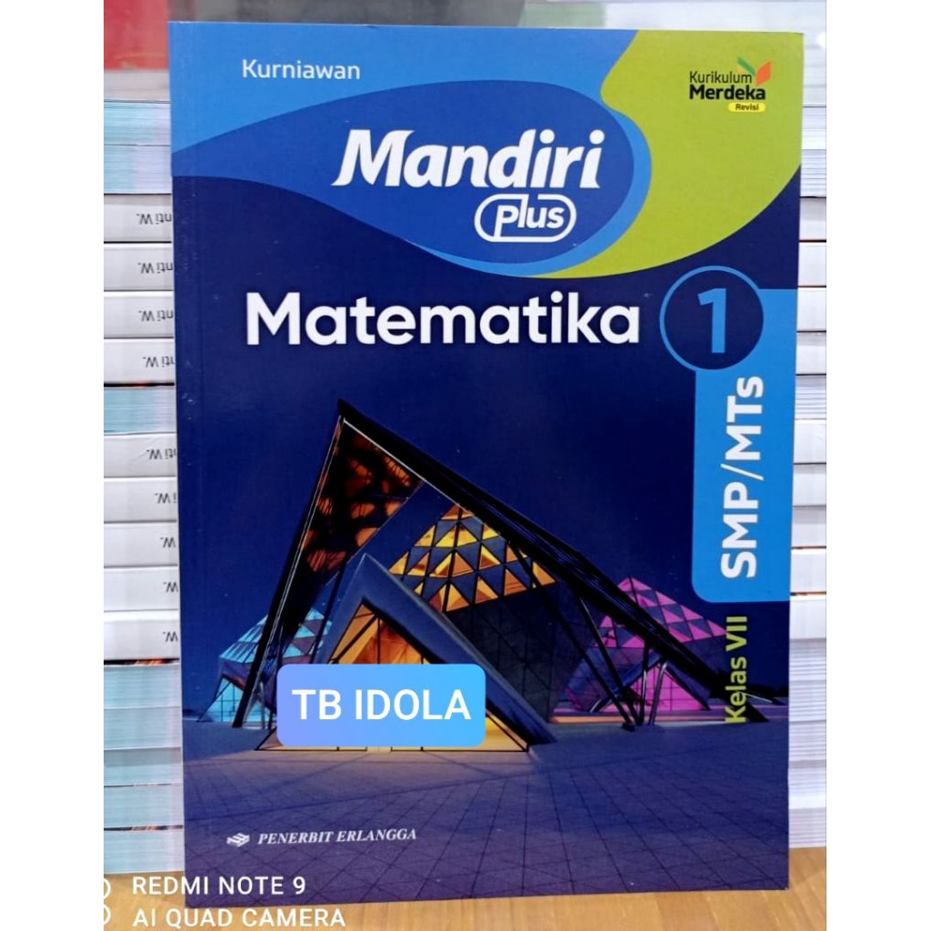 Buku Mandiri Matematika Kelas 7 SMP Kurikulum Merdeka Rev Erlangga