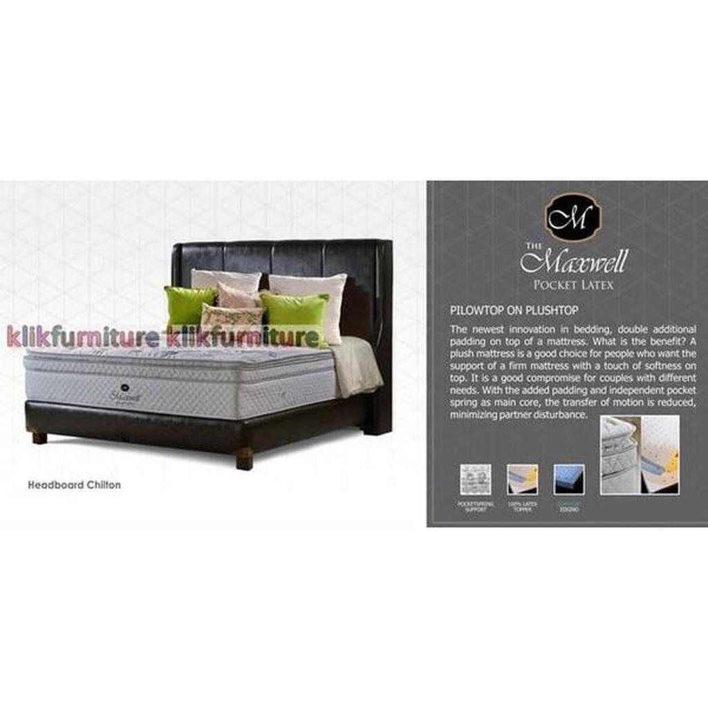 Kasur Springbed Quantum MAXEWELL POCKET LATEX - HANYA KASUR