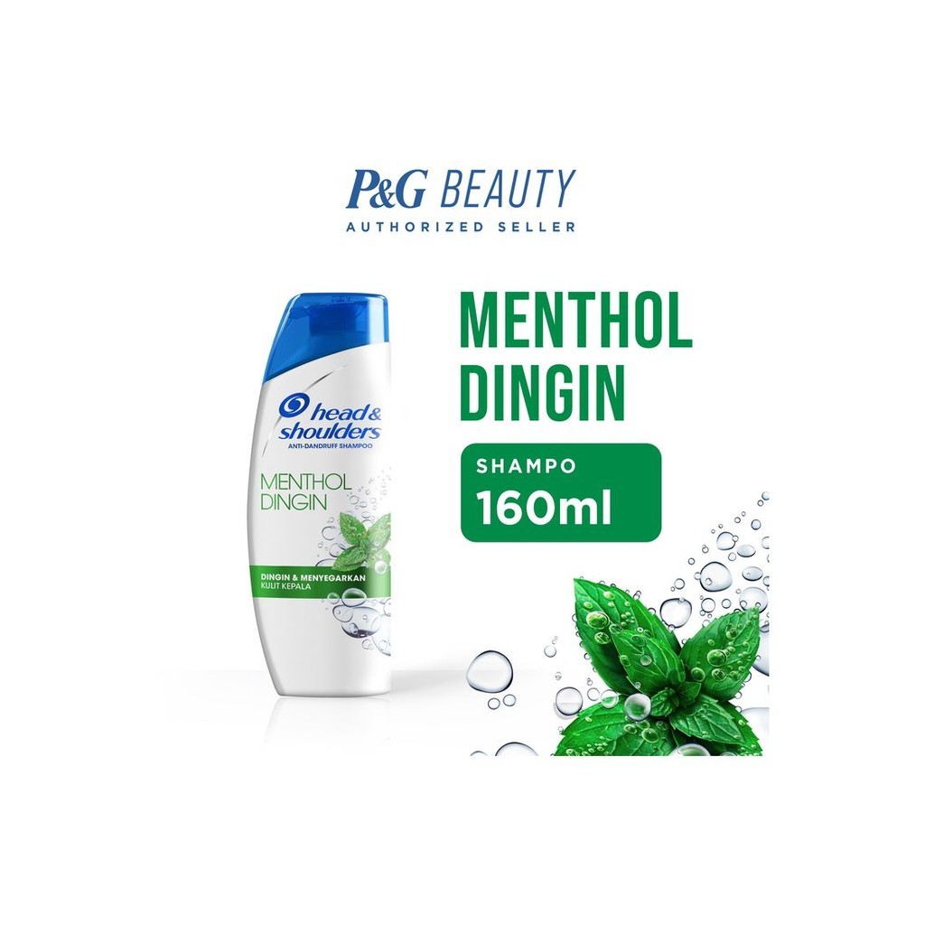 head and shoulders menthol dingin 160ml
