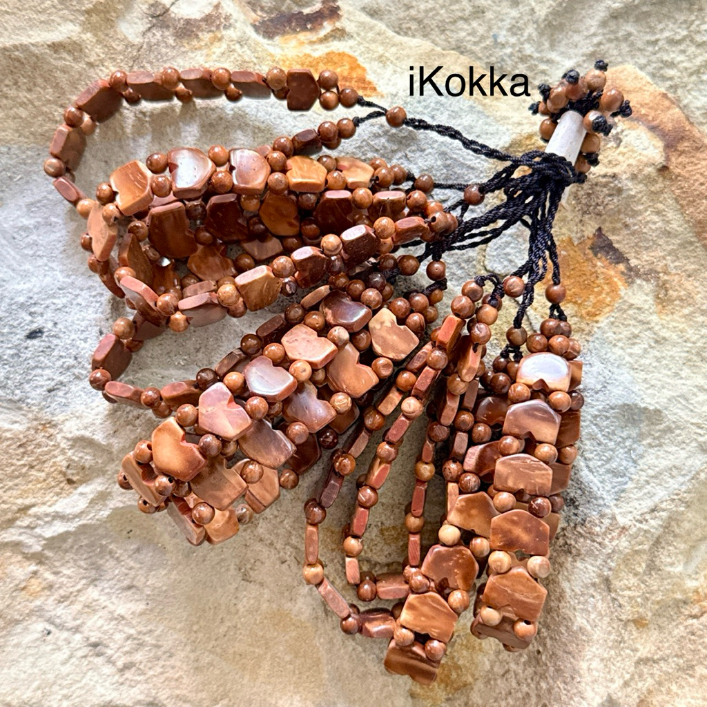 10Pcs Gelang Kokka Kaukah Asli Motif Panah – Grosir 10 pcs Gelang Kokka Original untuk Pria dan Wani