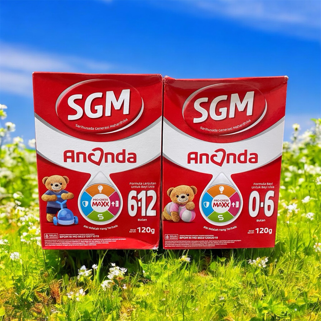 SGM ANANDA 0-6 6-12 BULAN FORMULA SUSU BUBUK 120gr