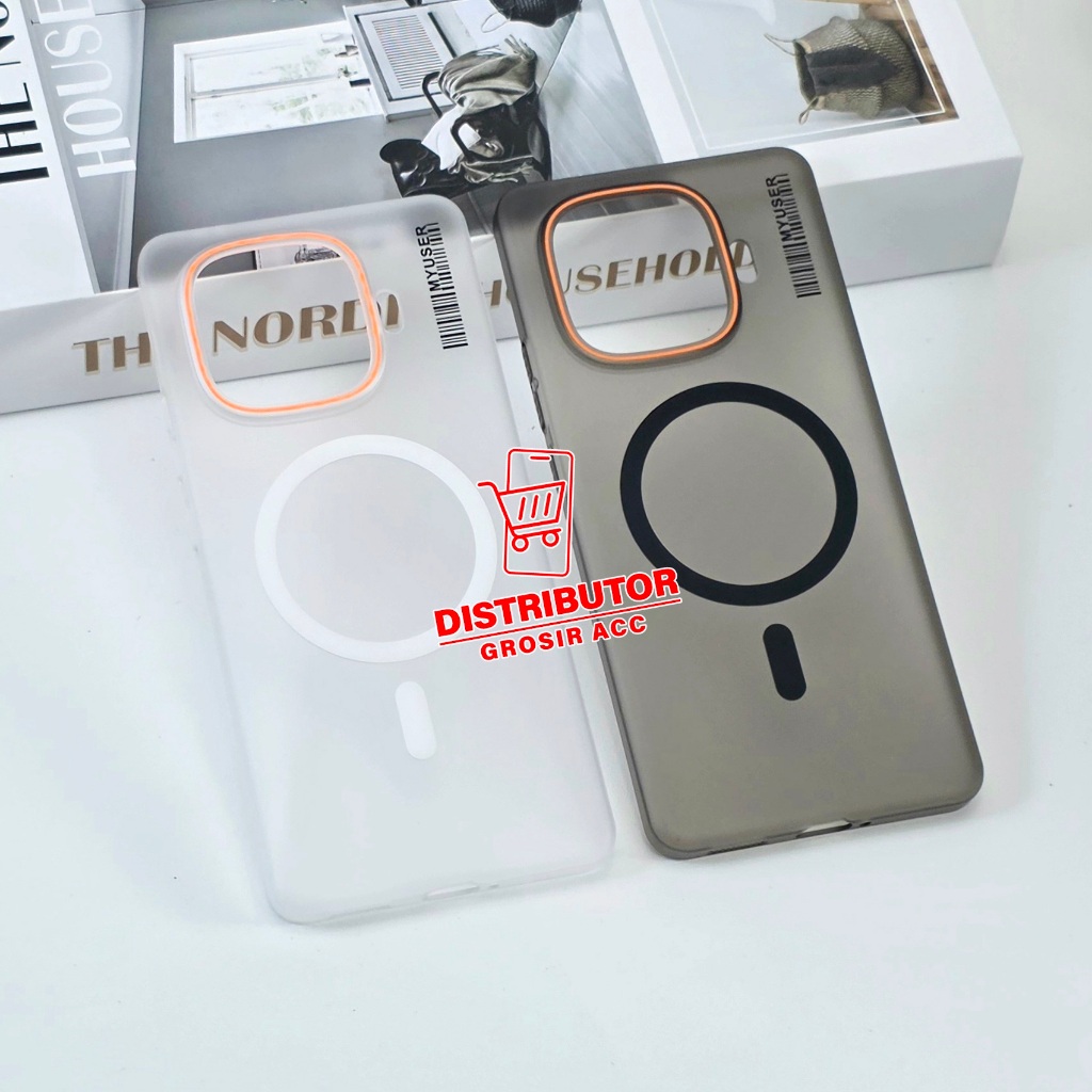 MYUSER BARCODE MAGSAFE CASE FOR IQOO Z9 5G IQOO Z10 5G IQOO Z10R IQOO Z10 LITE CASE SLIMFIT MAG-18 D