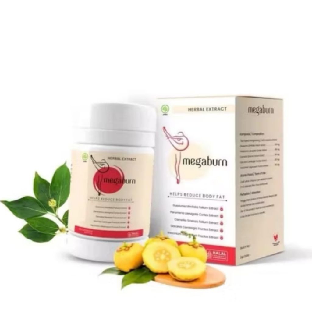 Megaburn Obat Herbal Kapsul Diet Pelangsing Badan
