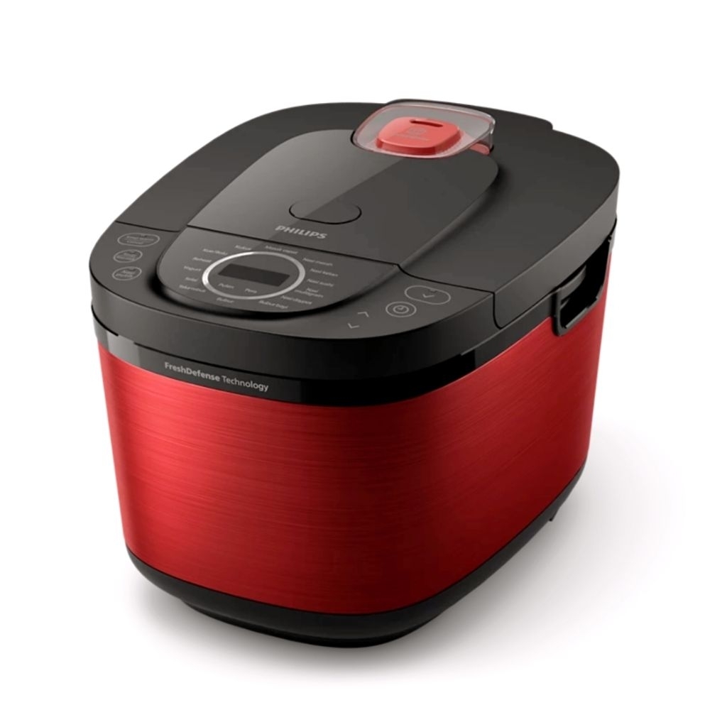 Rice Cooker PHILIPS HD-4812/30 / HD4812 Magic Com Seri 5000 Digital 1.8 Liter 400 Watt Penanak Nasi 