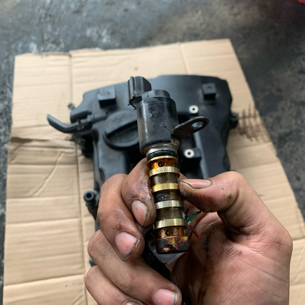Variable Valve Timing (VVT) Solenoid (katup solenoid Hyundai G4KE Hyundai kia sonata santafe copotan