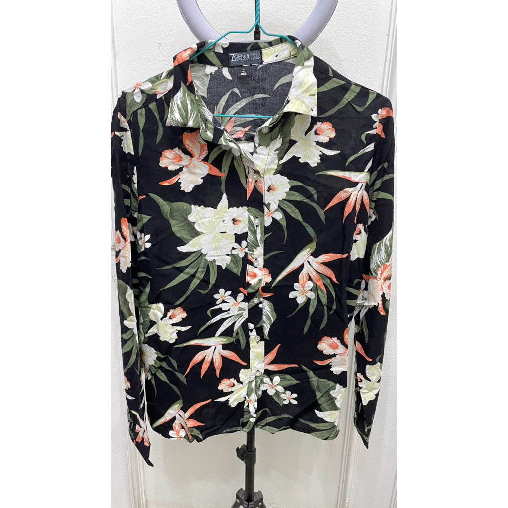 kemeja bunga bunga (Brendong H&M)