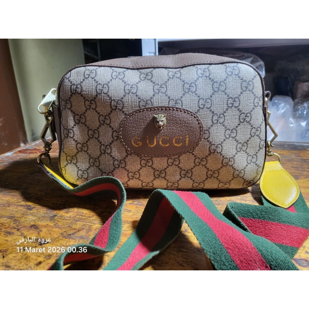 Guccong Neo Vintage GG Supreme Messenger Bag