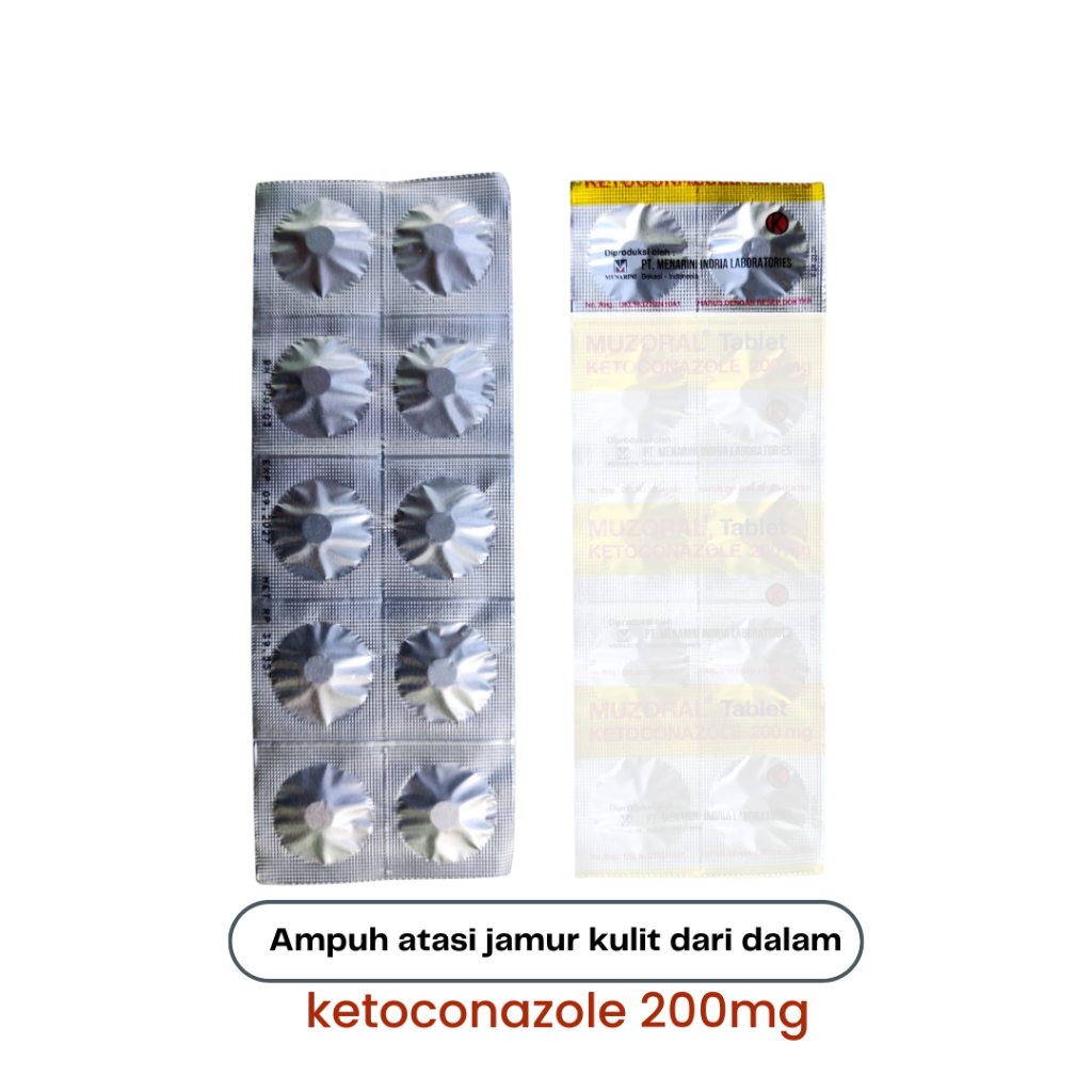 Obat Gatal jamur Kulit Ampuh 1 Strip X 10 Tablet