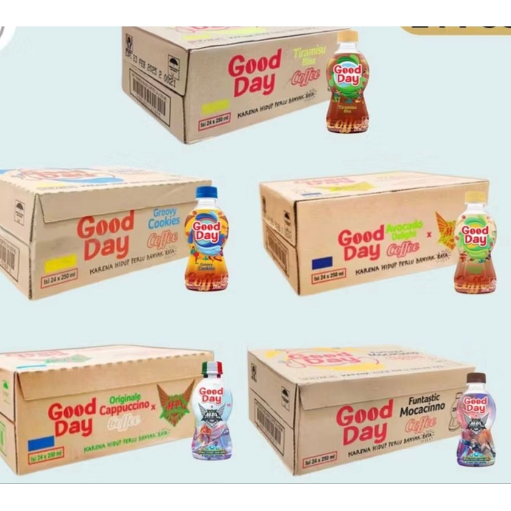 minuman good day 1 dus isi 24 250ml kota Samarinda