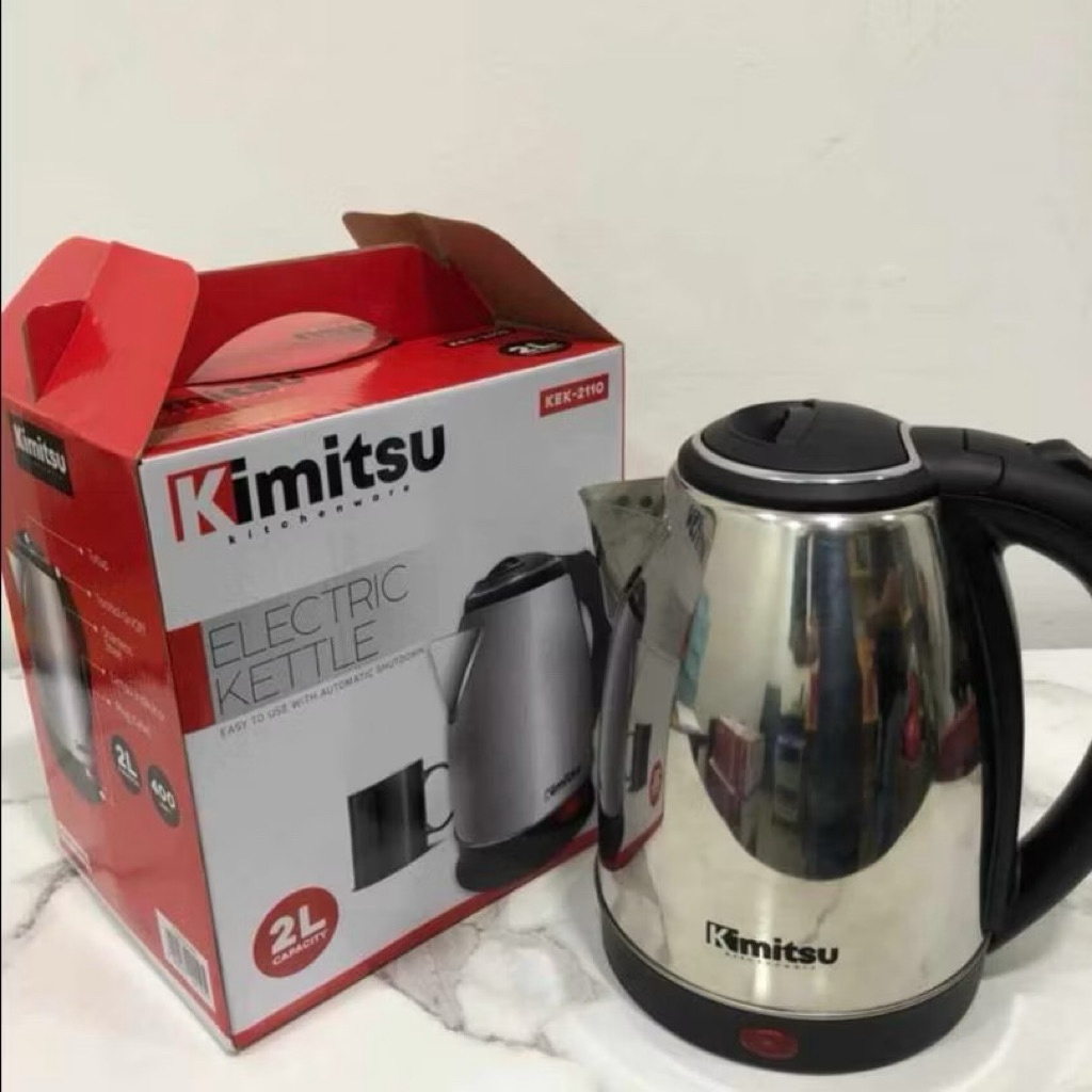 Kettle Teko Listrik 2 Liter  Kimitsu | Teko listrik | Teko | Teko seduh kopi