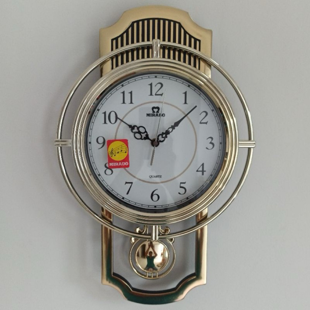 Jam dinding BANDUL BUNYI MIRADO ori