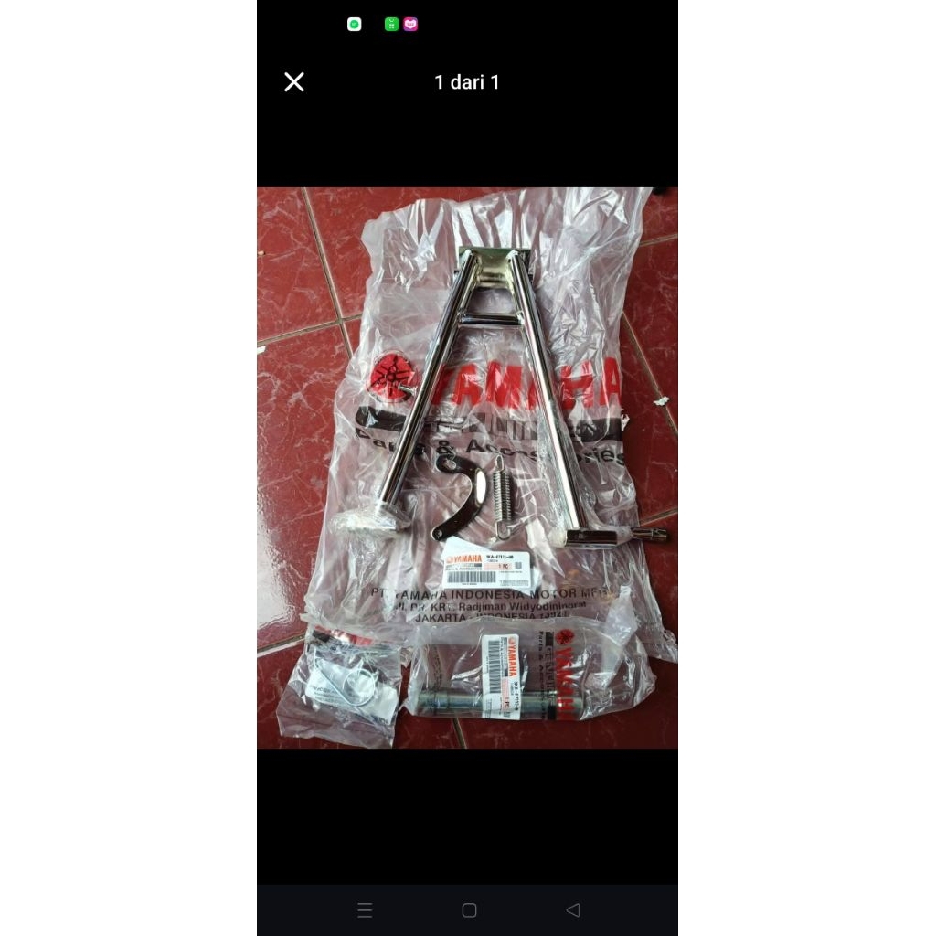paket standar 2 chrome original RX king