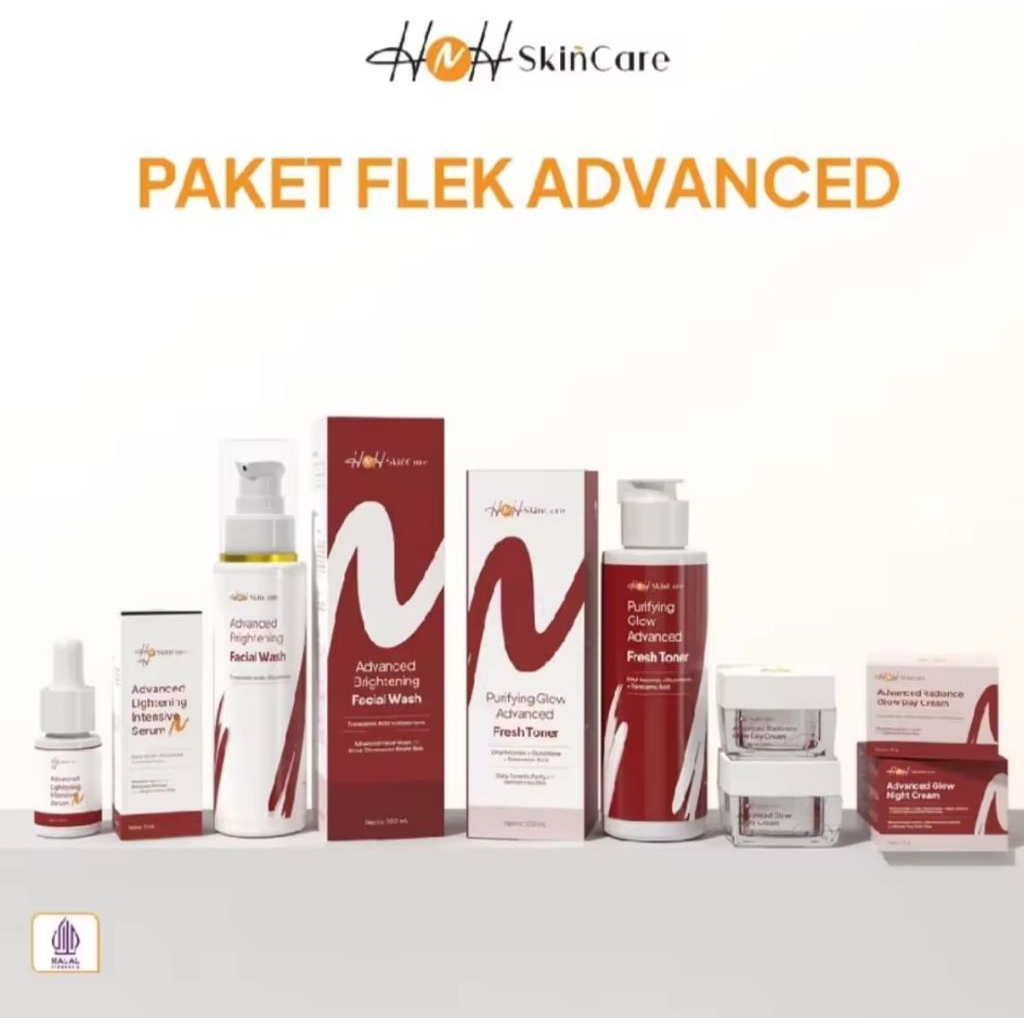 Paket Advance Glow 5 in 1- Paket Flek n Anti Aging