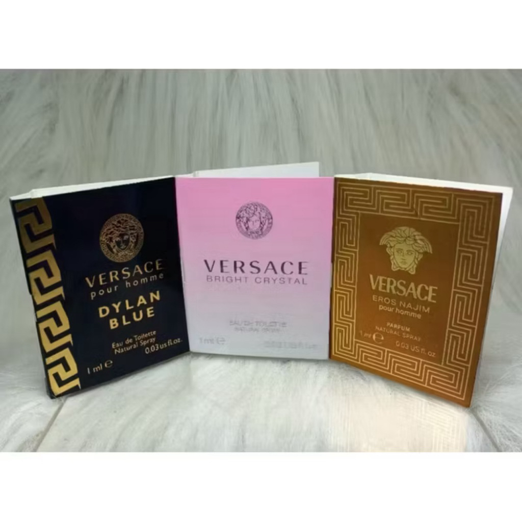 Versace Edp Eros/ Dylan Blue/ Bright Crystal Edt Vial