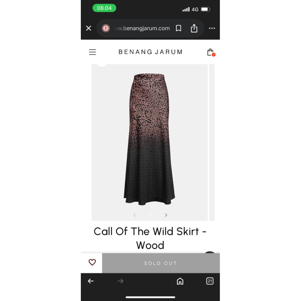 CALL OF THE WILD SKIRT BENANG JARUM