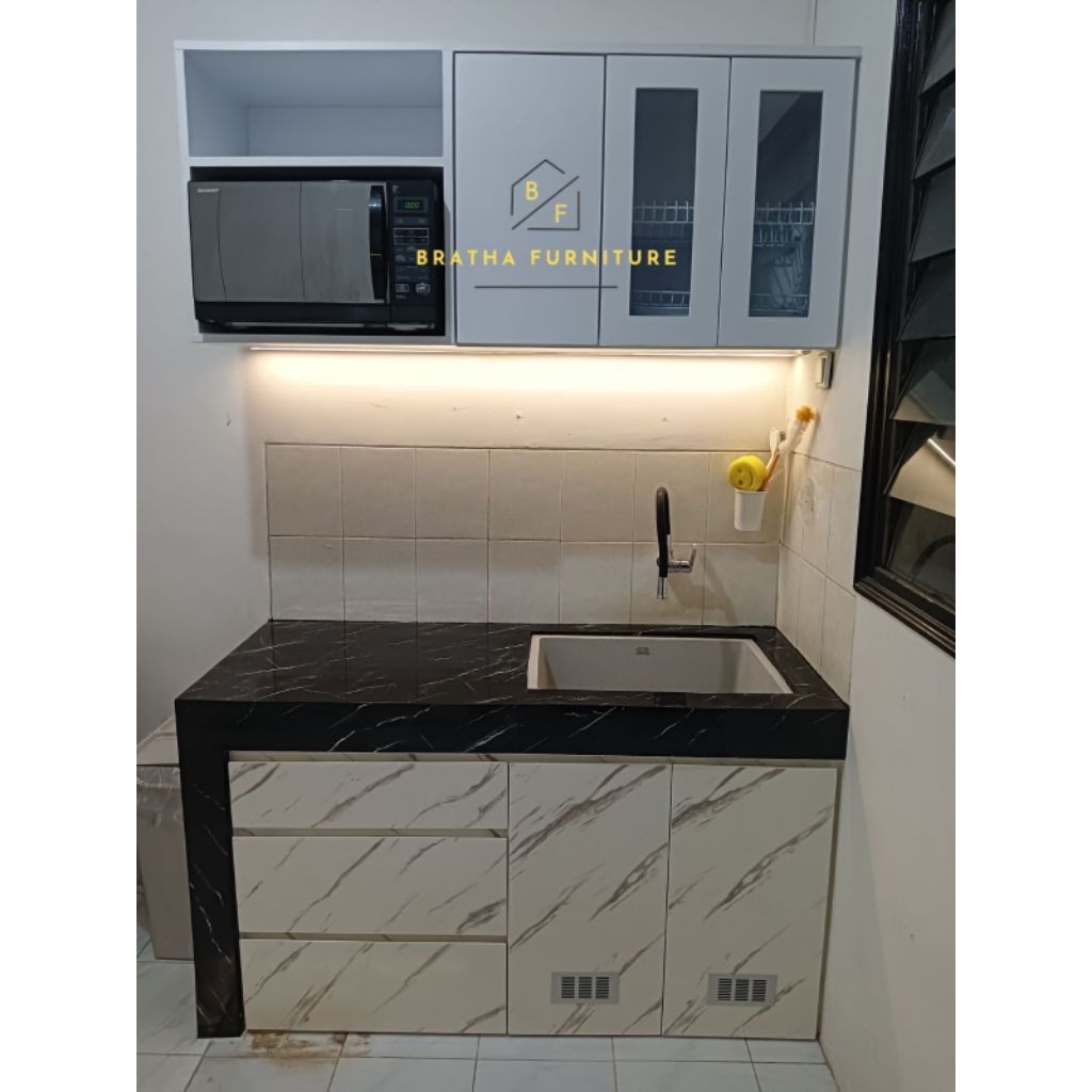 Kitchen set-Lemari Dapur-Rak dapur-Kabinet dapur-Kabinet atas-Kabinet bawah-Dapur-Interior dapur-Fur