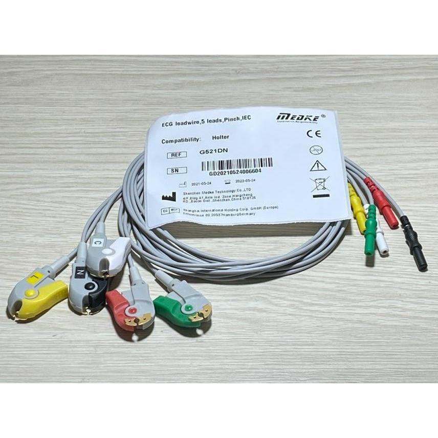 Kabel EKG Holter 5 Lead Pinch