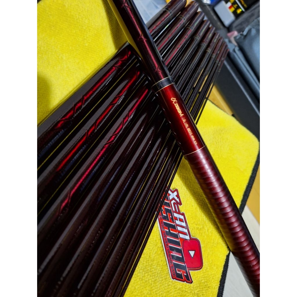 Tegek Shimano sx alpha zoom 53 merah