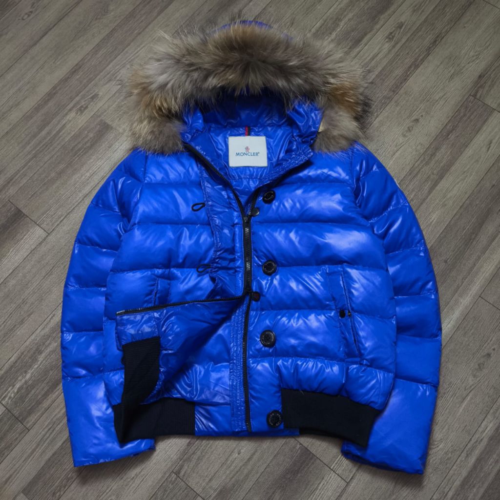 Moncler Fur Racoon Puffer Down Jacket
