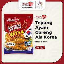 [METTA] pekanbaru/Mamasuka Tepung Bumbu Ayam Goreng Korea 170gr Rasa Bawang Garlic