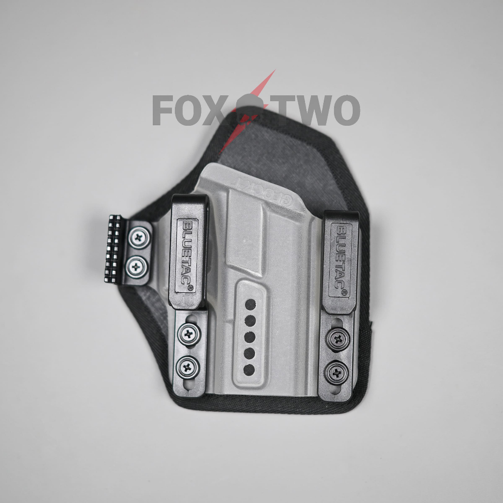 KYDEX HYBRID IWB UNIVERSAL HOLSTER TRANSAPARENT RIGHT 2 CLIP