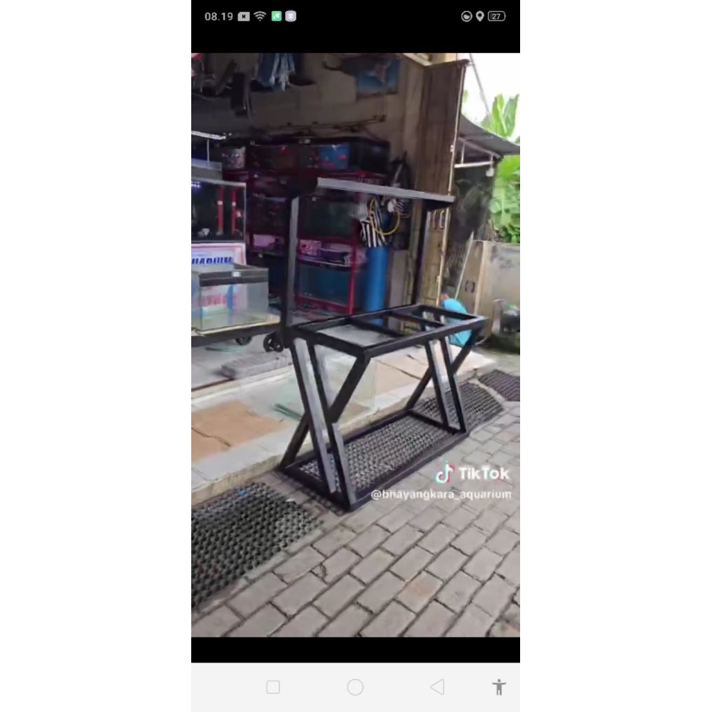 rak aquarium cina style 120*60*165cm