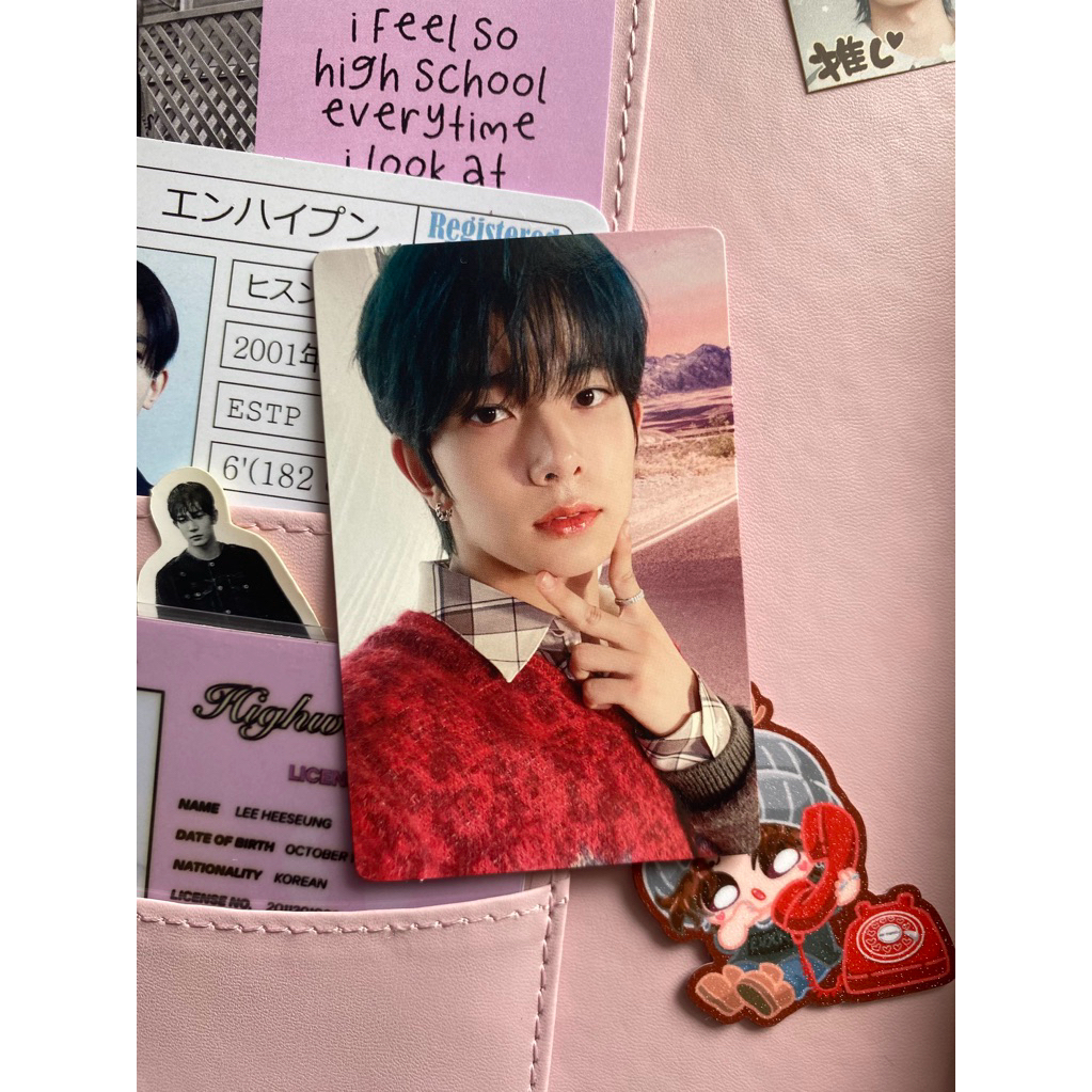 [PC ENHYPEN] Heeseung Photocard Holbox holiday box